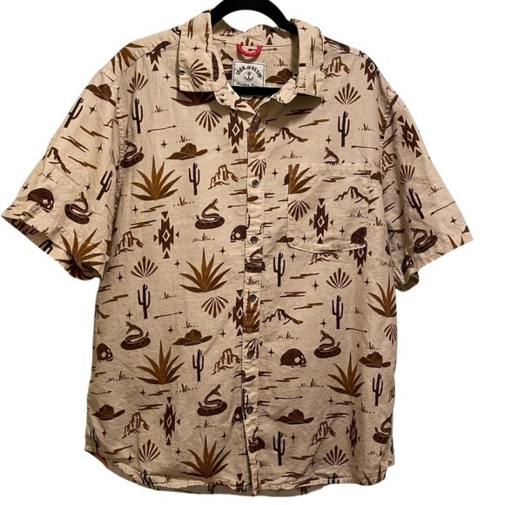 IRON & RESIN Desert Shirt In Sand